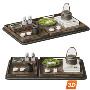 Tea Set 3D Model